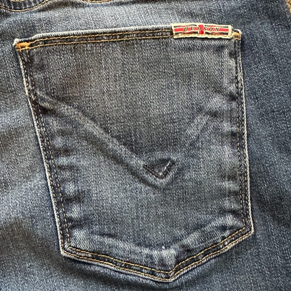 Hudson Jeans Amelia 28 Denim Cuffed Bermuda Shorts